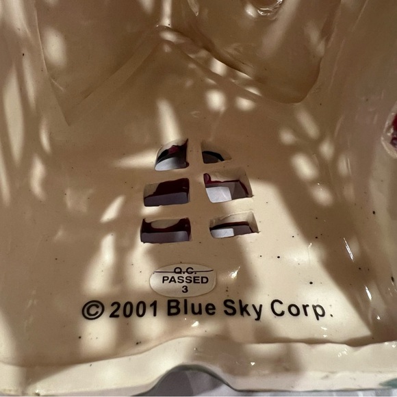 Blue Sky Holly Berry Tealight House Heather Goldminc holiday Christmas decor - Picture 14 of 17